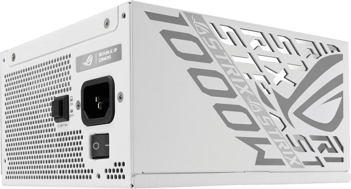 Productafbeelding ASUS ROG Strix 1000P White Gaming Netzteil, 80+ Platinum, Modular, 135 mm Lüfter (1000 W)
