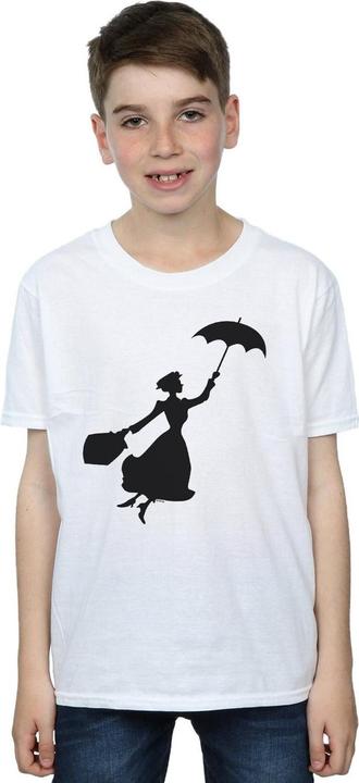 Actual product image Disney Boys Mary Poppins Flying Silhouette T-Shirt (152, 158)