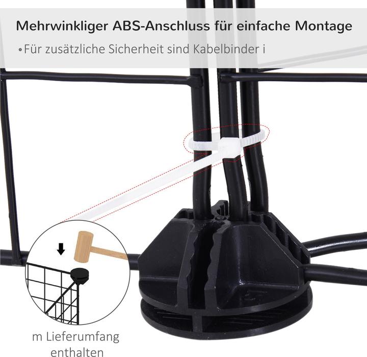 Produktbild PawHut Freigehege mit Metallgitter