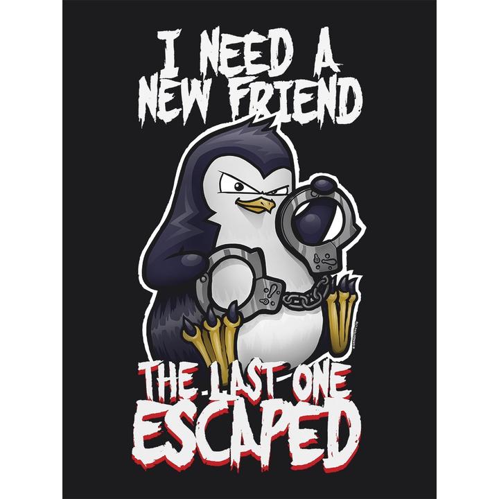 Produktbild Psycho Penguin TShirt I Need A New Friend (40, 42)