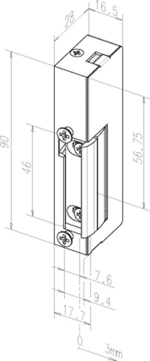 Actual product image effeff Door opener (Object door, French window, Indoor)