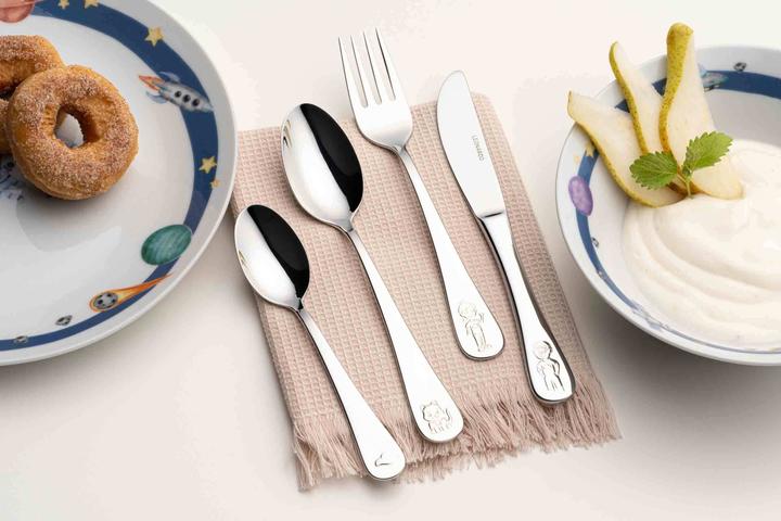 Immagine prodotto Leonardo Set di posate per bambini Avventura 4 pezzi