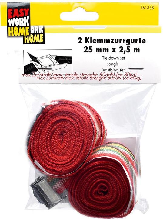 Actual product image Easy Work Clamp lashing straps