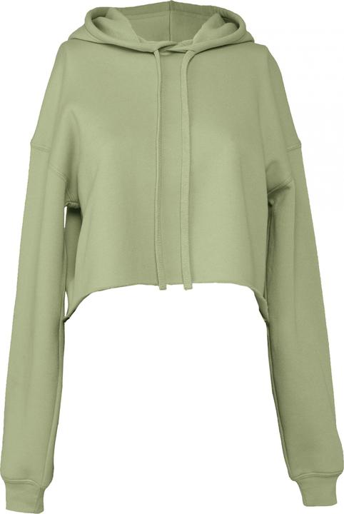 Bella Canvas Women's Crop Fleece Hoodie (L)