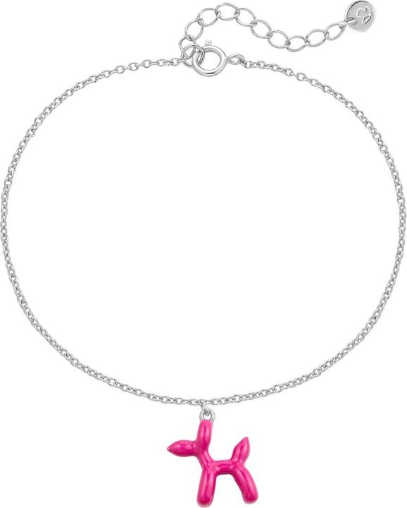 Glanzstücke München Damen Armband Ballon-Hund - 36268 (17 cm, Sterling Silber)