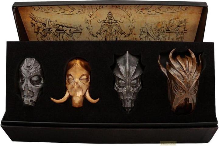 Image du produit Fanattik ELDER SCROLLS V SKYRIM -Set 4 Masques de Prêtre Dragon Edition Limitée
