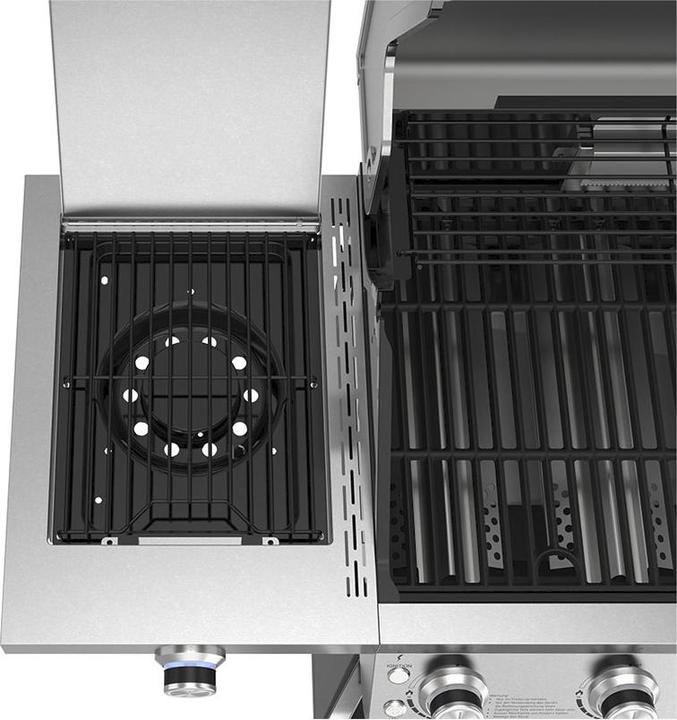 Image du produit FlammenKönig Gasgrill Expert 6 Brenner + Seitenbrenner inkl. Abdeckung, Gasregler und -Schlauch (14 kW)