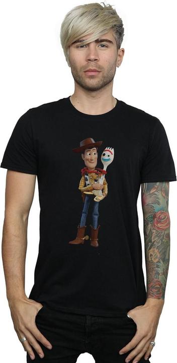 Immagine prodotto Disney Toy Story 4 Woody And Forky Maglietta Uomo (XXL)