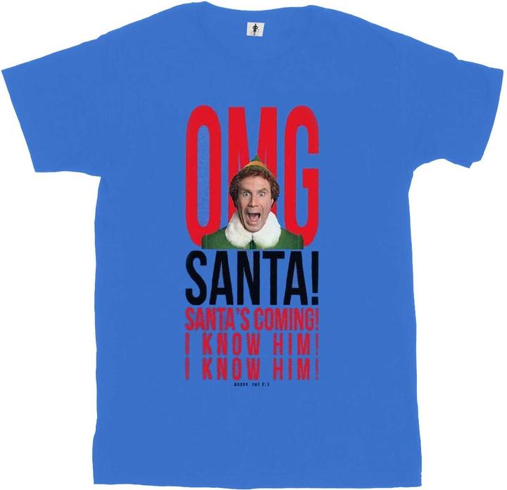 Produktbild Elf OMG Santa I Know Him TShirt (S)