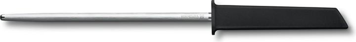 Victorinox Swiss Modern, honing steel. 23cm, medium-fine cut, round, black