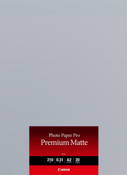 Image du produit Canon PM-101, papier photo Premium Matte (210 g/m², A2, 20 x)
