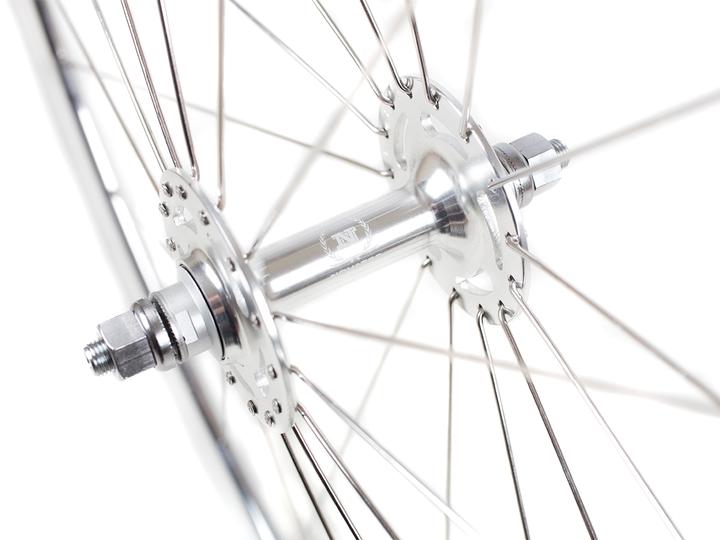 Produktbild Novatec - Singlespeed / Fixie Laufradsatz - Silver Poliert (Laufradsatz, 28")