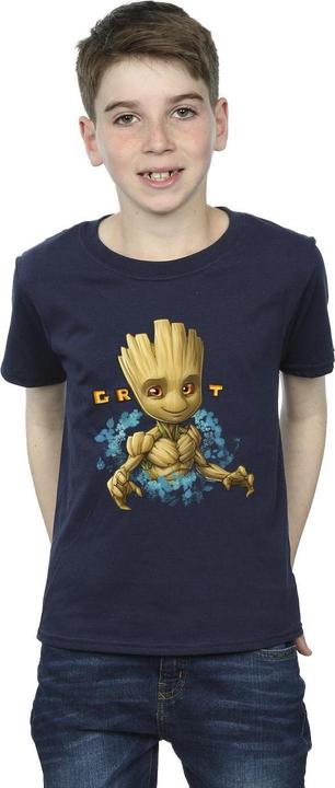 Immagine prodotto Guardians of the Galaxy Groot Flowers Maglietta Ragazzi (140, 146)