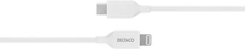 Produktbild Deltaco Lightning cable USB-C - Lightning, 2m, Apple C94 chipset FSC-labeled package, white (2 m, USB 2.0)