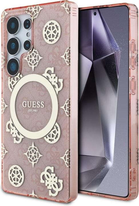 Produktbild Guess 4G Peony Pattern Case für Samsung Galaxy S25 Ultra - gold (Samsung Galaxy S25 Ultra)