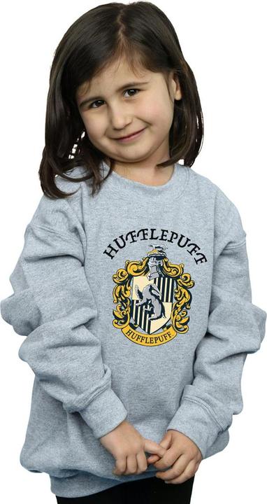 Actual product image Girls Hufflepuff Cotton Sweatshirt (116)