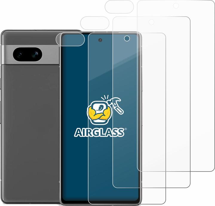 Actual product image BROTECT Protective glass screen protector clear (6 Piece, Google Pixel 7a)