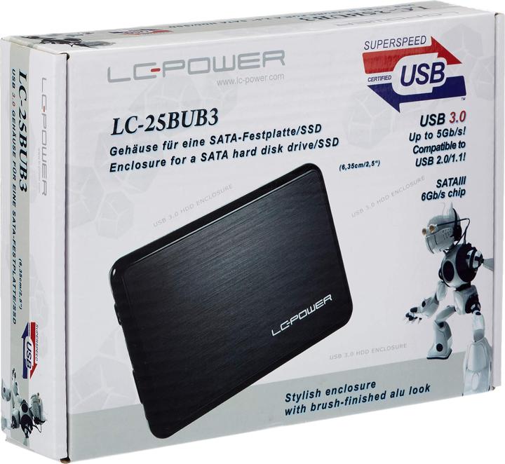Actual product image LC-Power ext. 2.5" Enclosure LC-25BUB3 (2.5")