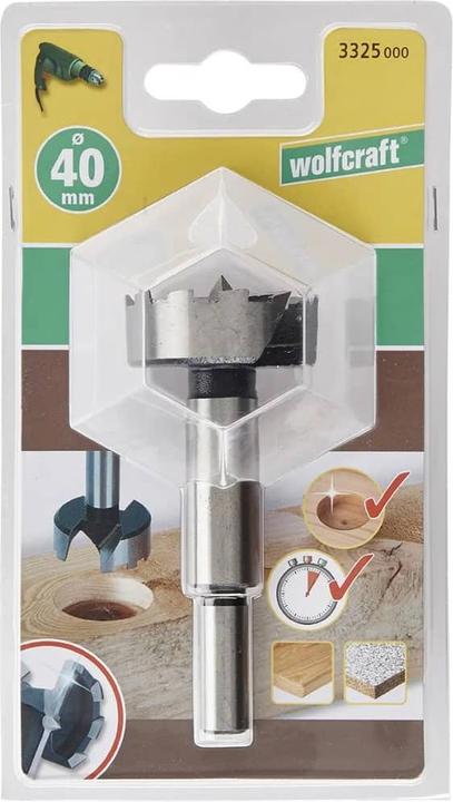 Produktbild wolfcraft Forstnerbohrer, Ø 40 mm (40 Millimeter)