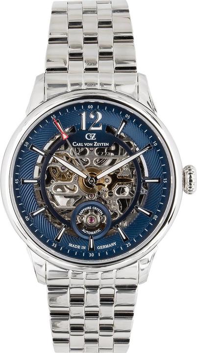 Carl von Zeyten CVZ0080BLMS Schramberg Automatik 43mm 5ATM (Analoguhr, 43 mm)