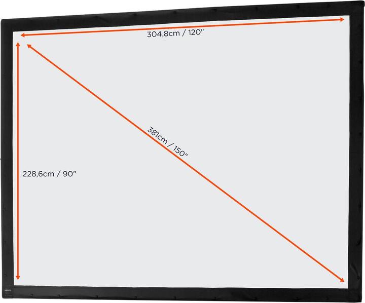 Immagine prodotto Celexon Mobile Expert Folding Frame Screen - Schermo - 381 cm (150") (150", 4:3)