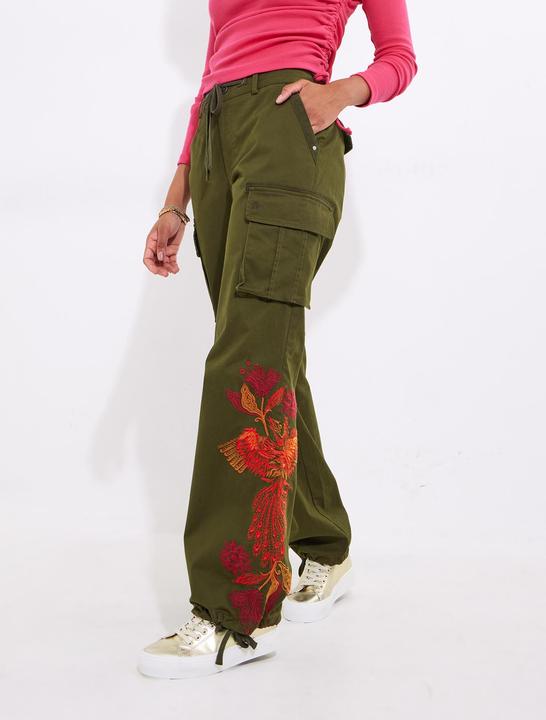 Actual product image Joe Browns Floral Straight Leg Cargo Pants (40)