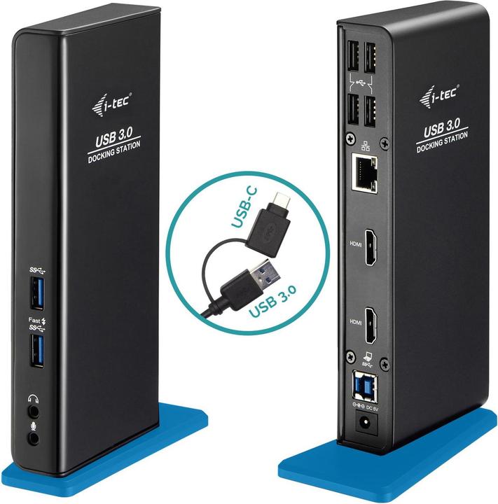 Actual product image i-tec Dual HDMI (USB-C, 9 Ports)