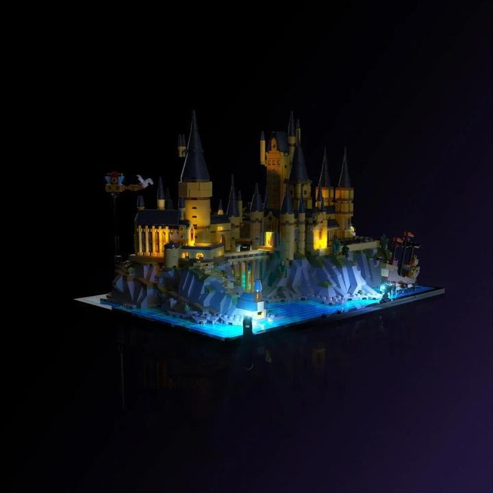 Produktbild Light my bricks LMB 2.0 LED Licht Set für LEGO 76419 Harry Potter Schloss Hogwarts mit Schlossgelände