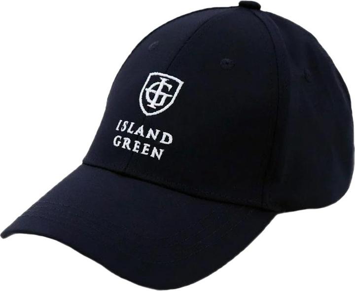 Actual product image Island Green Mens Logo Curved Peak Golf Hat (One size)
