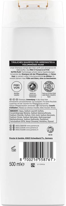 Produktbild Pantene Pro-V Volumen Pur (500 ml, Flüssiges Shampoo)