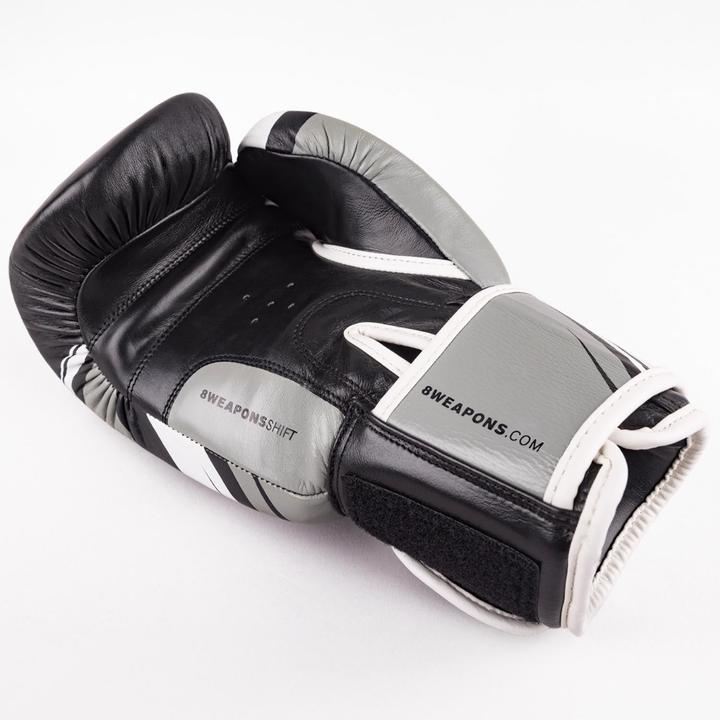 Produktbild 8Weapons Boxing Gloves, Shift, black-white, 12 Oz (12 OZ, 12)