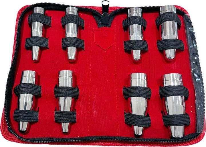 Image du produit Star Piercing 8-teiliges Einführkegel Set (Nr.3) 18 mm - 25 mm (sans laiton, Acier chirurgical 316L)