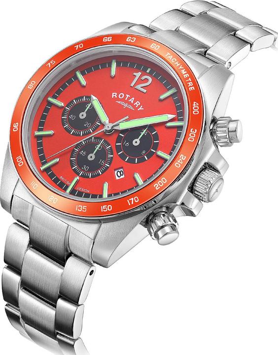 Produktbild Rotary GB05440/54 Henley Chronograph 41mm 10ATM (Chronograph, 41 mm)