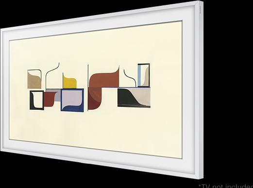 Actual product image Samsung Frame for Frame TV 43", White (White metal) Aluminium painted