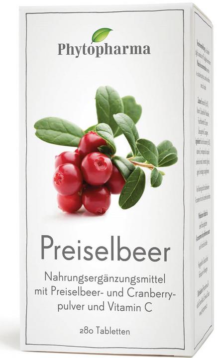 Immagine prodotto Phytopharma mirtillo rosso (120 Pezzo/i, Pillole, 70 g)