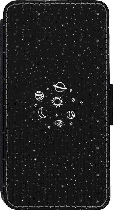 Image du produit PhoneLook Coque Wallet noir Space Doodle (Apple iPhone 13 Pro)