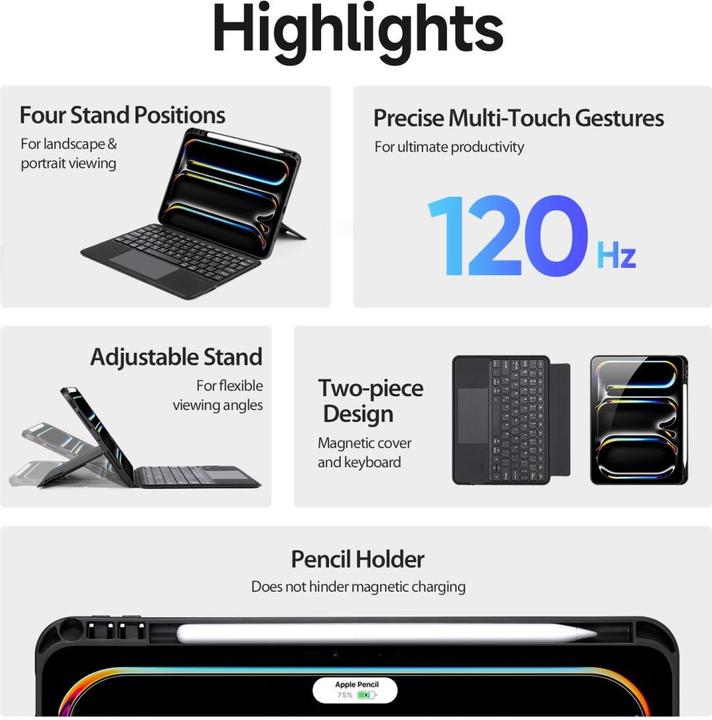 Immagine prodotto Dux Ducis - DK Tastatur (CH, iPad Pro 11 2024 (M4))