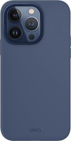 Actual product image Uniq etui Lino Hue iPhone 15 Pro 6.1" Magclick Charging granatowy/navy blue (Apple iPhone 15 Pro)