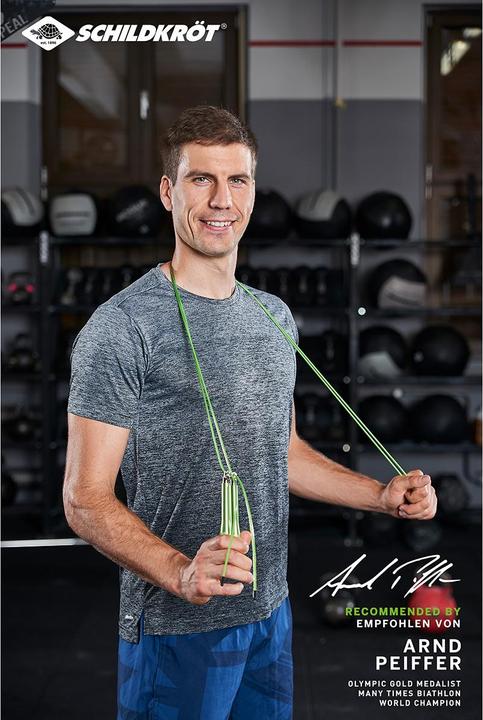 Produktbild Schildkröt 960114 - Springseil Pro, Speed Rope Pro, inklusive Tragetasche, Seillänge 300 cm (22 cm)