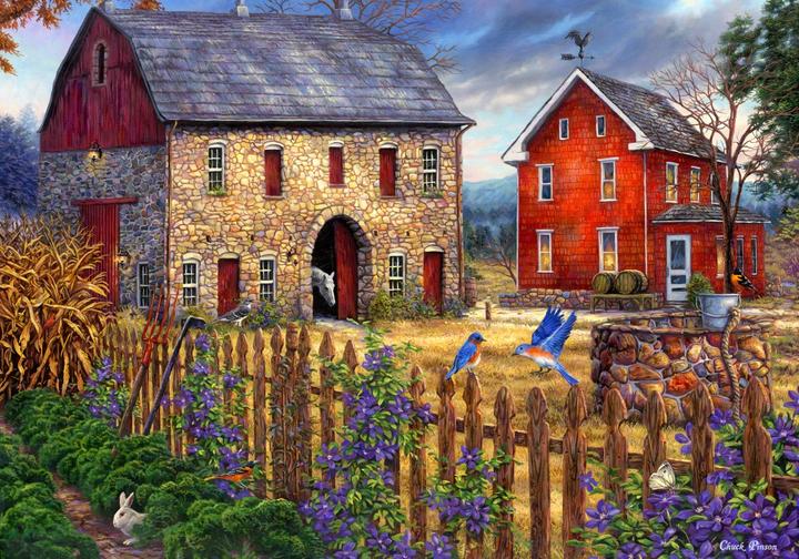 Image du produit Grafika Puzzle 1000 pièces Chuck Pinson - The Bluebirds' Song (1000 pièces)