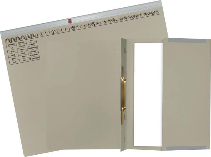 Produktbild 25 Exacompta Hängehefter Exaflex Karton grau 1 x Amtsheftung (25 x)
