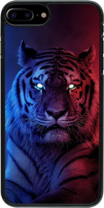 Actual product image PhoneLook Coque Tiger Blue Red (Apple iPhone 7 Plus)