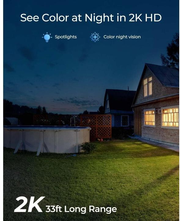 Image du produit Reolink Argus Series B330+Solar Panel+64GB SD Card-5MP (2560 x 1440 Pixels)