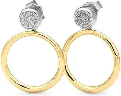 Actual product image Breuning EAR CUTLERY - BRILL. 0,158 Ct. H/si (585, - Gold)