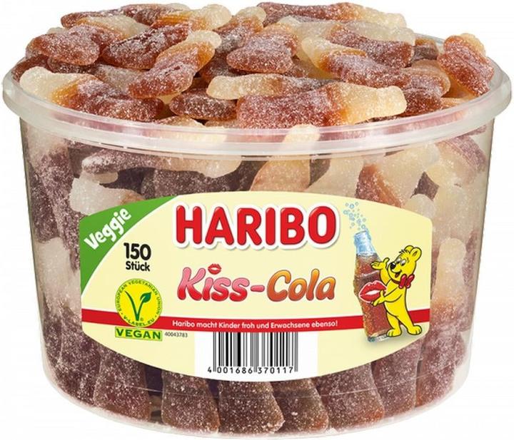 Immagine prodotto Haribo Gumdrops Veggie Kiss-Cola 1.35 kg (150 pz., 1350 g)