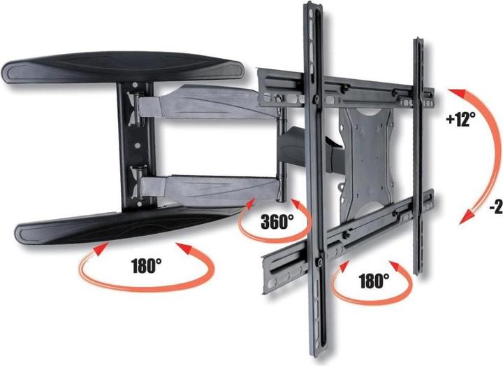 Actual product image Techly Ultra Slim Full Motion (Wall, 65", 35 kg)