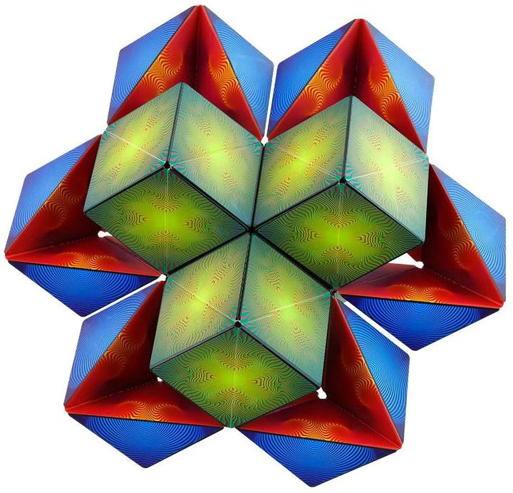 Actual product image Shashibo GeoBender Cube Optical Illusion (Multilingual)