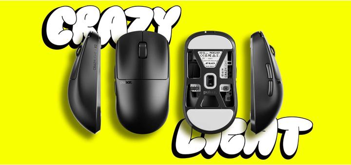 Image du produit Pulsar Gaming Gears X2 CrazyLight - Mini Size 1 (Sans fil, Filaire)