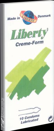 World`s Best Worlds Best «Liberty Cream Form» 10 anatomisch geformte Kondome mit viel Gleitgel (10 Stk.)