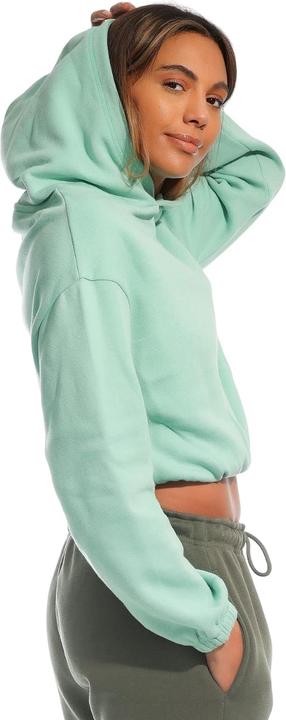 Actual product image Light and Shade Womens/Ladies Cropped Hoodie (S)